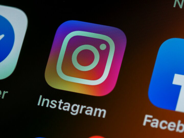 Instagram icon on a smartphone screen.